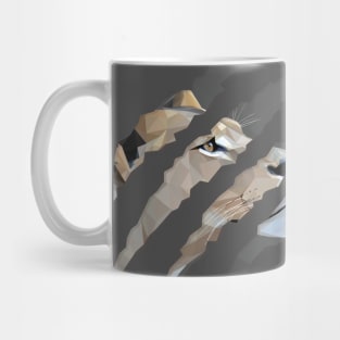 Lioness in Claw Marks Mug